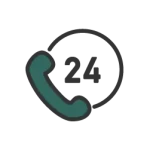 Think Healthcare 24 hour service icon
